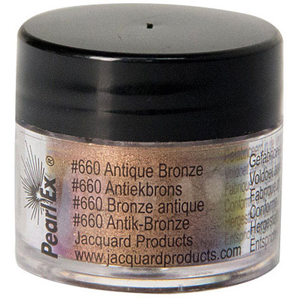 Jacquard, Fabric Supplies, Art & School, Pearl, Ex Mica, Pigment, Duo, Violet Brass, 3gm, 3260